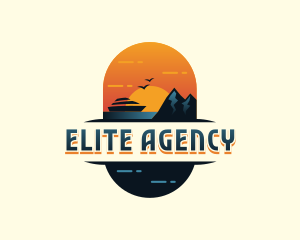 Sunset Travel Agency logo design