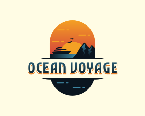 Sunset Travel Agency logo design