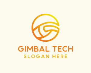 Yellow Tech G logo design