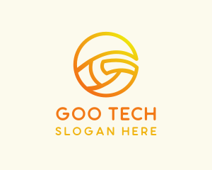 Yellow Tech G logo design