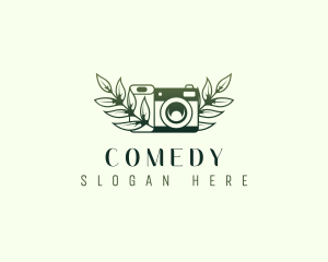 Lens - Leaf Camera Photography logo design