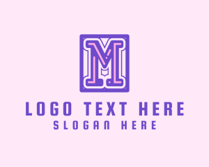 Toy Shop - Toy Daycare Letter M logo design