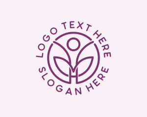 Healty - Zen Yoga Mindfulness logo design