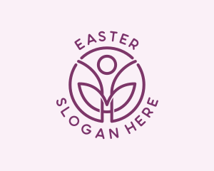 Healty - Zen Yoga Mindfulness logo design