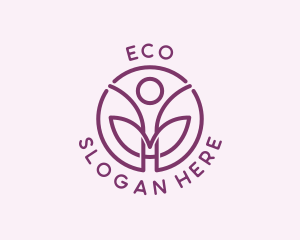 Healty - Zen Yoga Mindfulness logo design