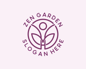 Zen Yoga Mindfulness logo design