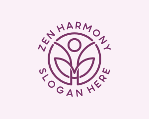 Zen Yoga Mindfulness logo design