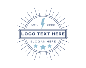 Natural Energy - Thunder Renewable Power logo design