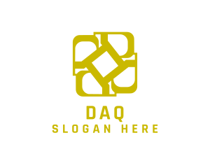 Golden Elegant Letter D logo design