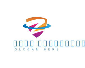 Modern - Letter Z Colorful Shield logo design