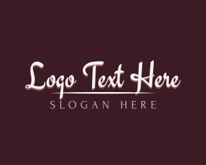 Spa - Fashion Cursive Wordmark logo design