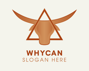 Triangle Bull Horns Logo