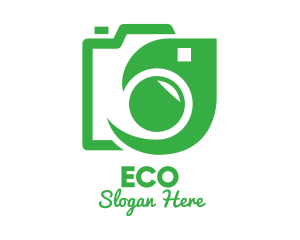Leaf Camera Outline Logo
