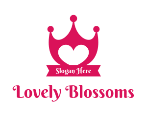 Lovely - Lovely Heart Shield logo design