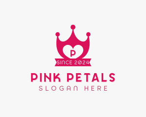 Lovely Heart Shield logo design