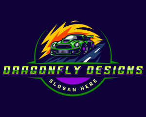 Automobile Car Racing logo design