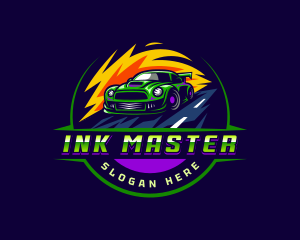 Automobile Car Racing logo design