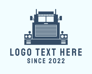 Blue - Blue Trailer Truck logo design