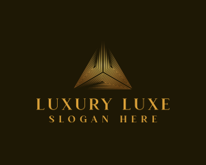 Luxury Pyramid Luxe logo design