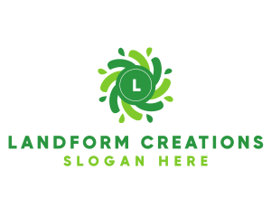 Spiral Grass Gardening  logo design