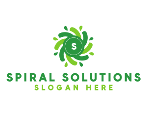 Spiral Grass Gardening  logo design