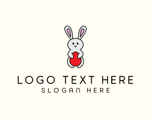 Bunny - Easter Bunny Egg logo design