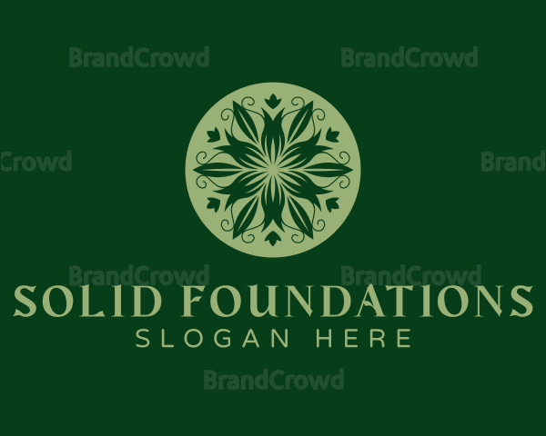 Natural Herbal Plant Logo