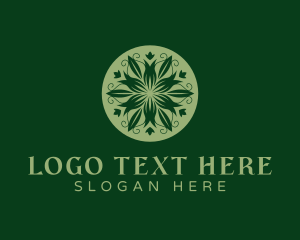 Flower - Natural Herbal Plant logo design