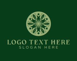 Natural Herbal Plant Logo