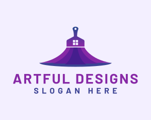 Paint House Renovation logo design