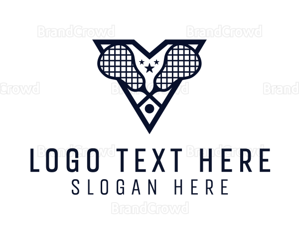 Letter V Lacrosse League Logo