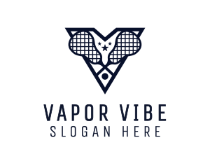 Letter V Lacrosse League logo design