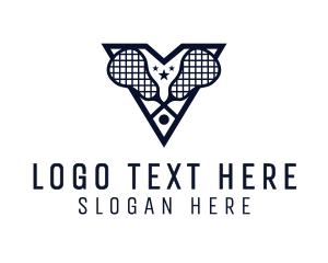 Sports - Letter V Lacrosse League logo design