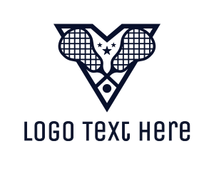Blue V Lacrosse Logo