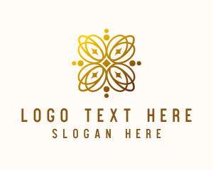 Salon - Golden Luxe Wellness logo design