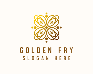 Golden Luxe Wellness logo design