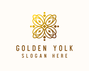 Golden Luxe Wellness logo design