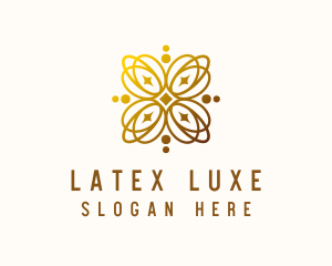 Golden Luxe Wellness logo design