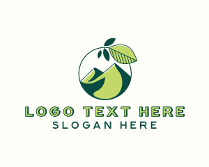 Lawn - Nature Mountain Landscape logo design