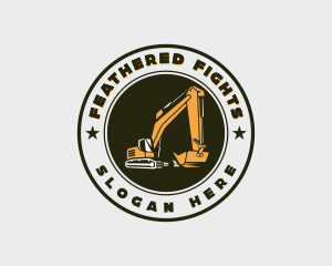 Industrial Mining Excavator Logo