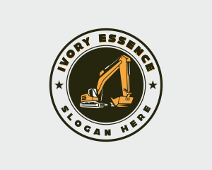 Industrial Mining Excavator Logo