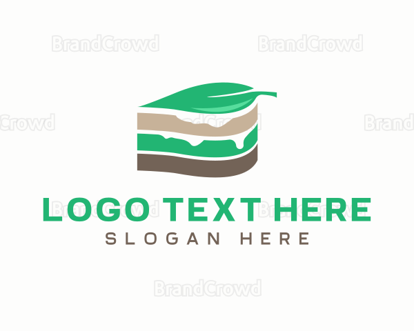 Vegan Cake Slice Logo