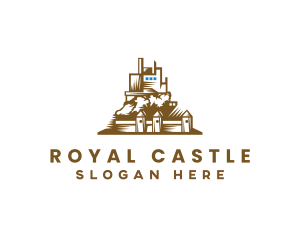 Castle - Industrial Castle Factory logo design