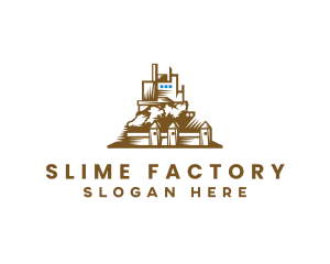 Industrial Castle Factory logo design