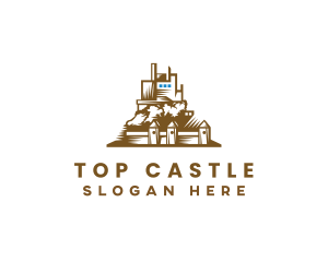 Industrial Castle Factory logo design