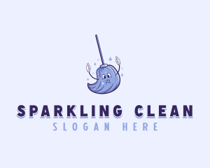 Cleaner - Housekeeping Mop Cleaner logo design