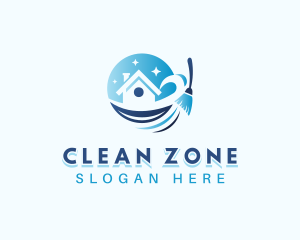 Sanitary Mop Disinfection  logo design