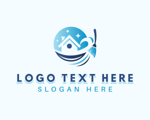 Disinfectant - Sanitary Mop Disinfection logo design