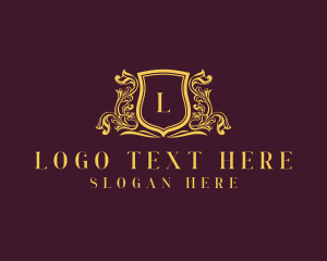 University - Regal Elegant Shield logo design
