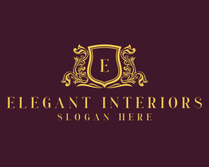 Regal Elegant Shield logo design